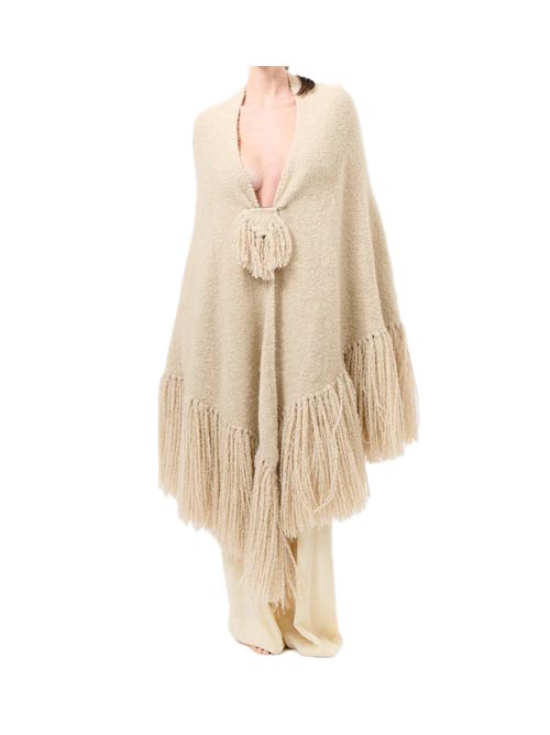 Scialle Manta CASHMERE CURLY -- DUNE DI SAMPIERI by 'Chiara is' CHIARA IS | SMAN004WSSAMPIERI SAND SND